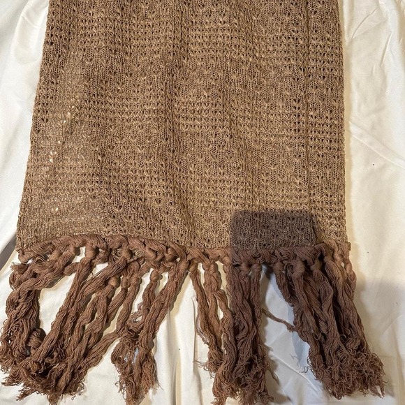 Brown crotchet halter knitted dress - Picture 3 of 6